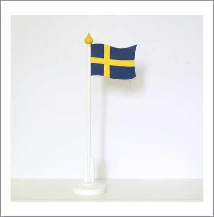 Bordsflagga Svensk stor